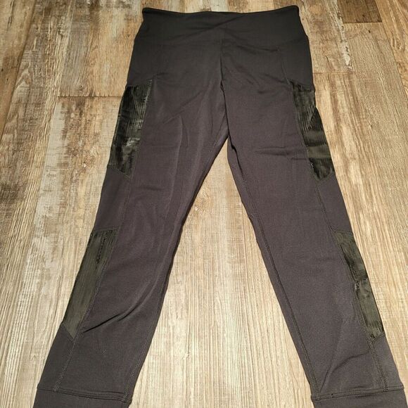 Zyia Active Black Spandex Leggings Gym Athletic Size 4 - Picture 3 of 7